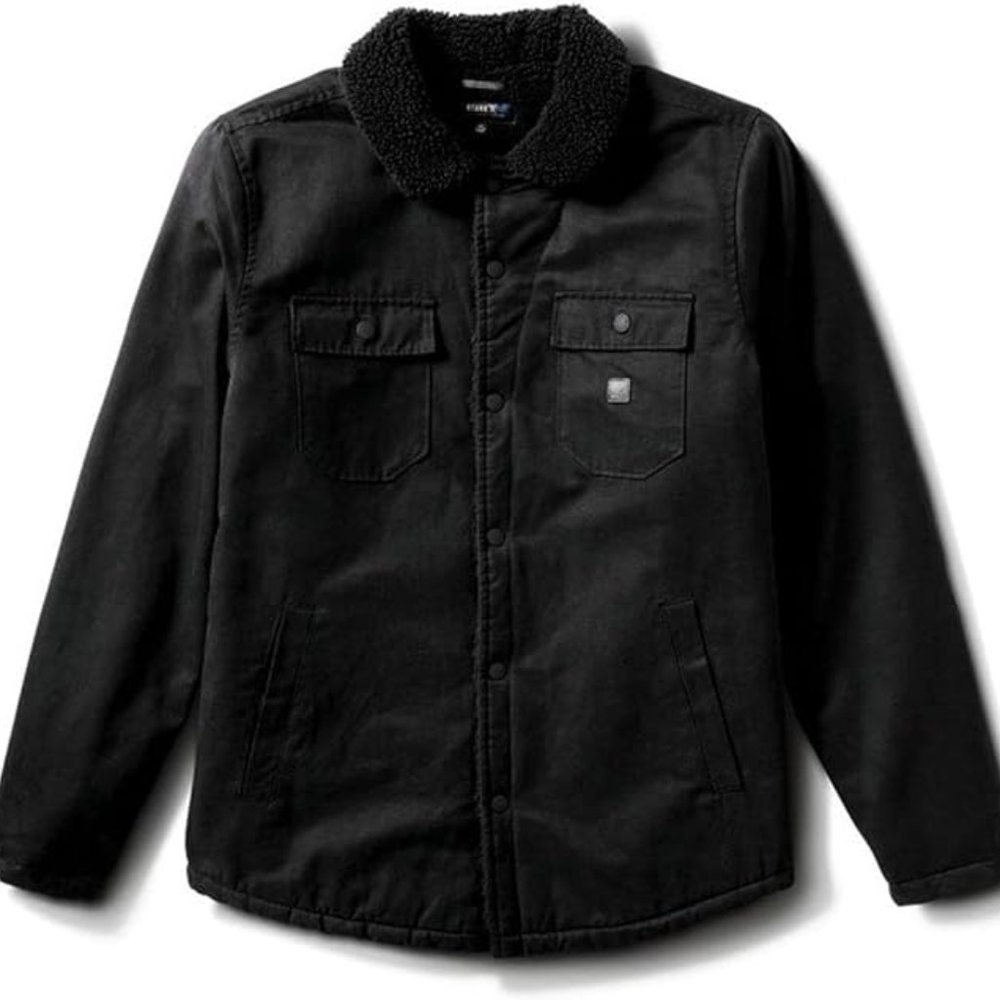 Roark Hebrides Jacket Sherpa Lined Coat Black 2 New with Tags NWT Extra Large